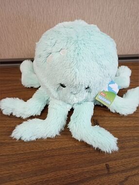 Squishable Octopus Plush Mint Green Toy Very Soft